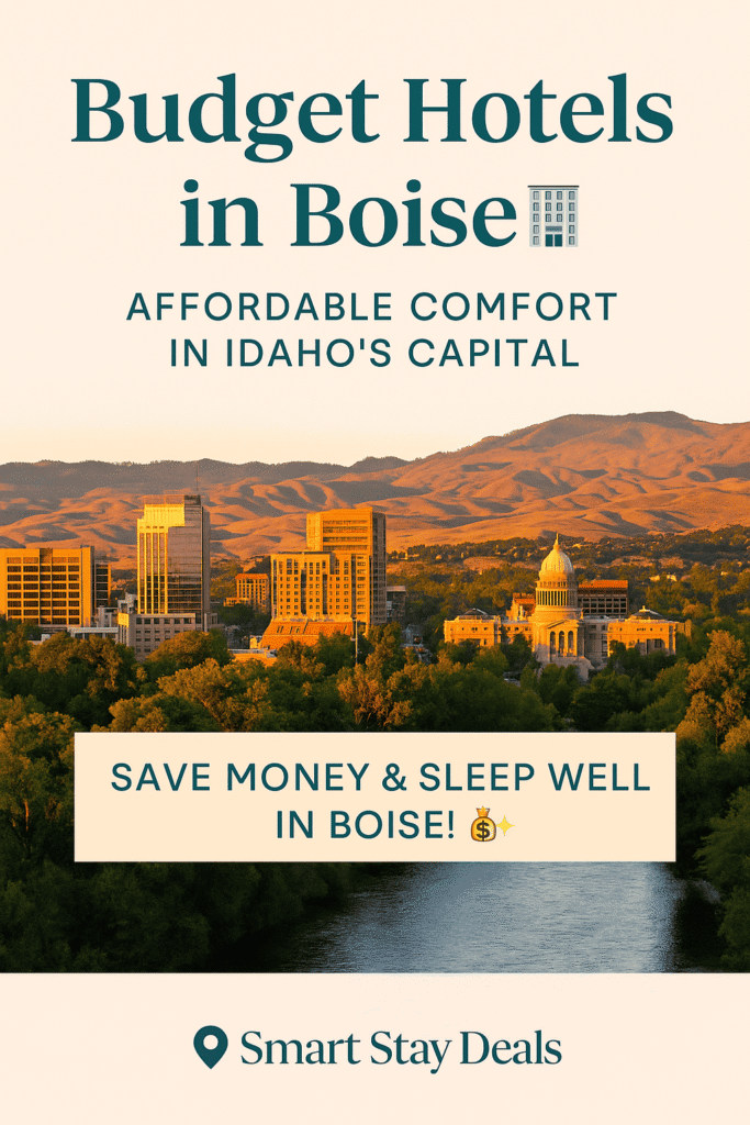 Budget hotel exterior in Boise, Idaho