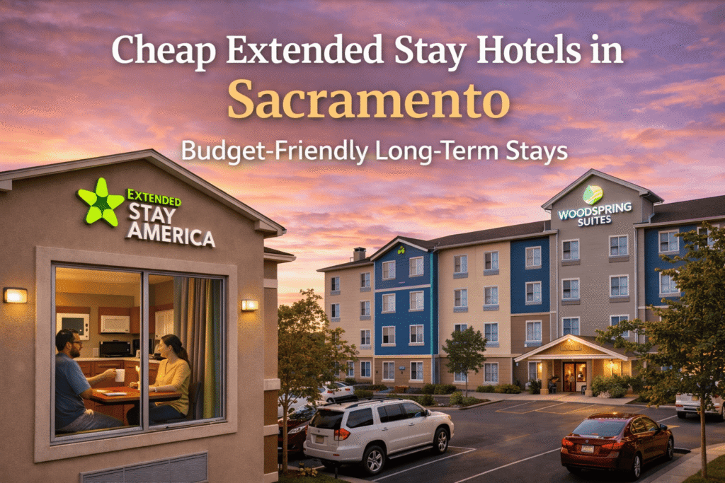 Cheap Extended Stay Hotels in Sacramento – Budget-Friendly Long-Term Stays